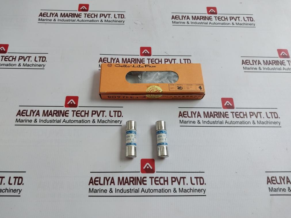 Lot Of 4X Cello-lite Fuse Uc1 Fuse Dc250V 500V Ac 20A/Ampere Nk E-3112