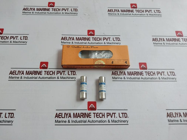 Lot of 4X Cello-lite Fuse UC1 NK E-3112 5 A/AMPERE ACL50