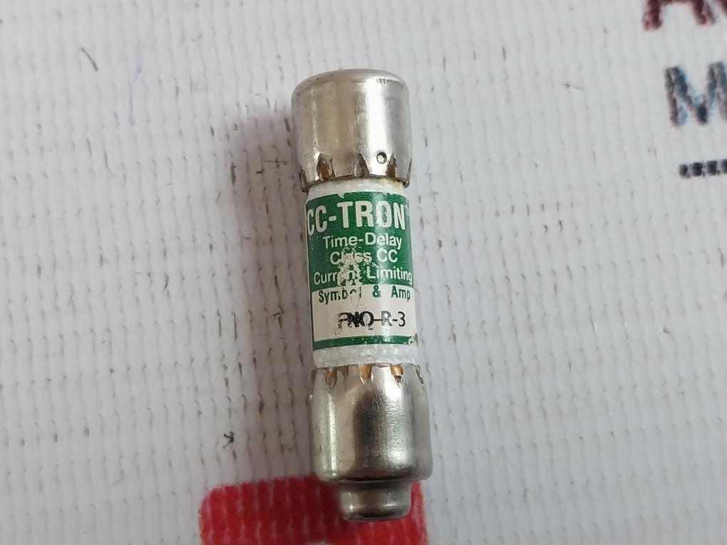 Lot of 4x Cooper Bussmann Fnq-r-3 Class CC Fuse 600vac