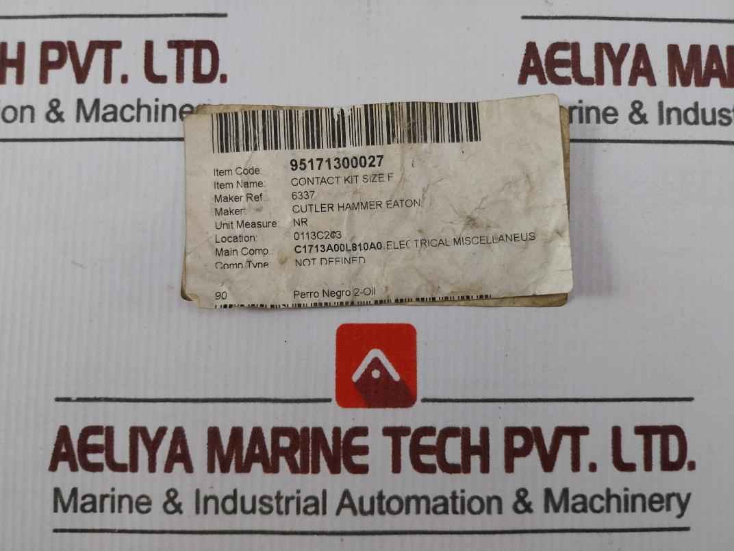 Lot Of 4X Cutler Hammer 6337 Contact Kit Size F