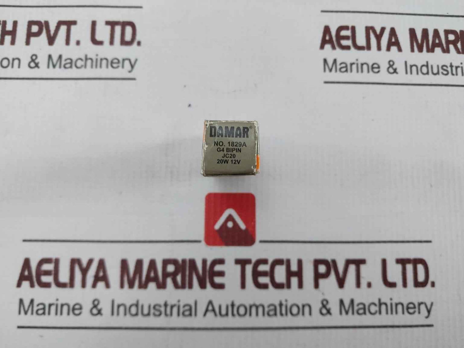 Lot Of 4X Damar 1829A Quartz Capsule Lamp Bulb T3 Shape G4 Base 20W 12V