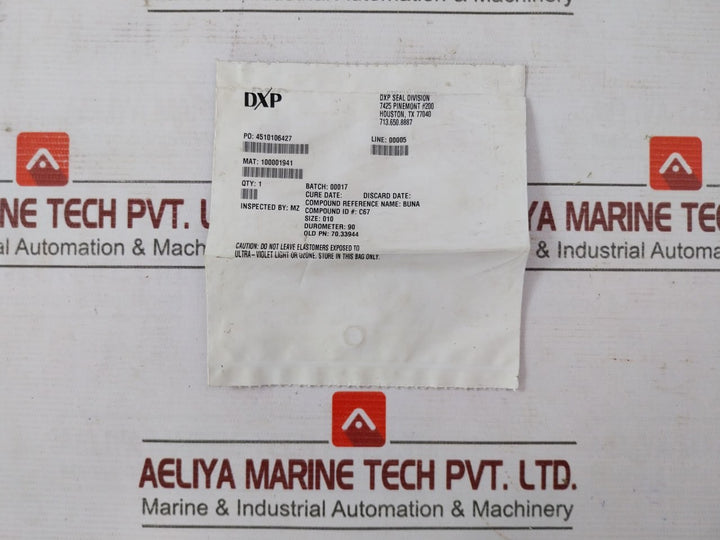 Lot of 4X DXP SEAL 100001941 O-ring 3/8x1/4x1/16pol