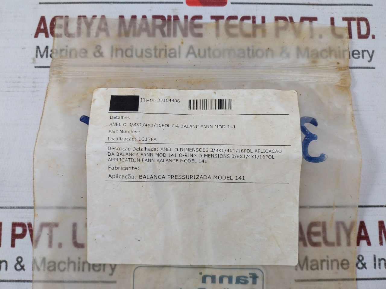 Lot Of 4X Dxp Seal 100001941 O-ring 3/8X1/4X1/16Pol