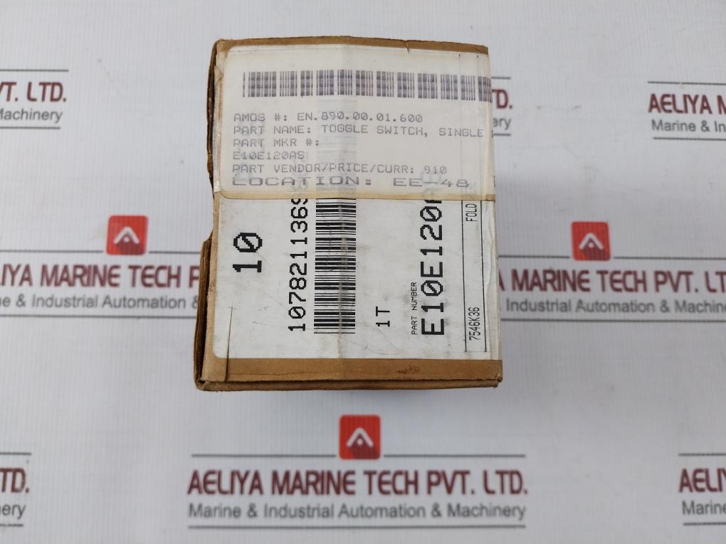 Lot of 4X EATON E10E120AS Single Power Toggle Switch 3/4 HP 250V AC