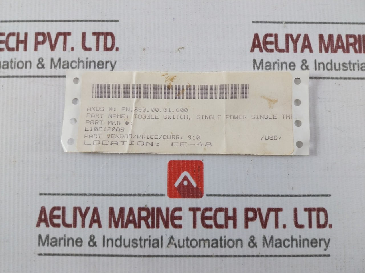 Lot Of 4X Eaton E10E120As Single Power Toggle Switch 3/4 Hp 250V Ac