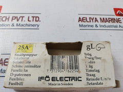 Lot of 4X IFO Electric 25/500 Diazed GL Fuse 25AMP