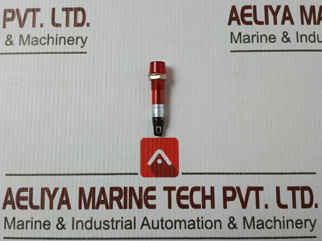 Lot Of 4X K.K Sakazume Do-8Hp Red Indicator Light Dc 12V