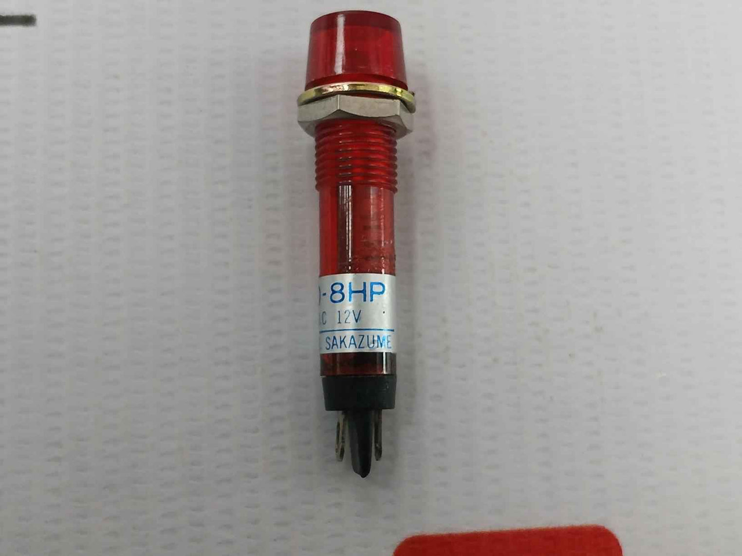 Lot Of 4X K.K Sakazume Do-8Hp Red Indicator Light Dc 12V