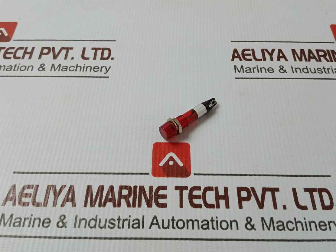 Lot Of 4X K.K Sakazume Do-8Hp Red Indicator Light Dc 12V