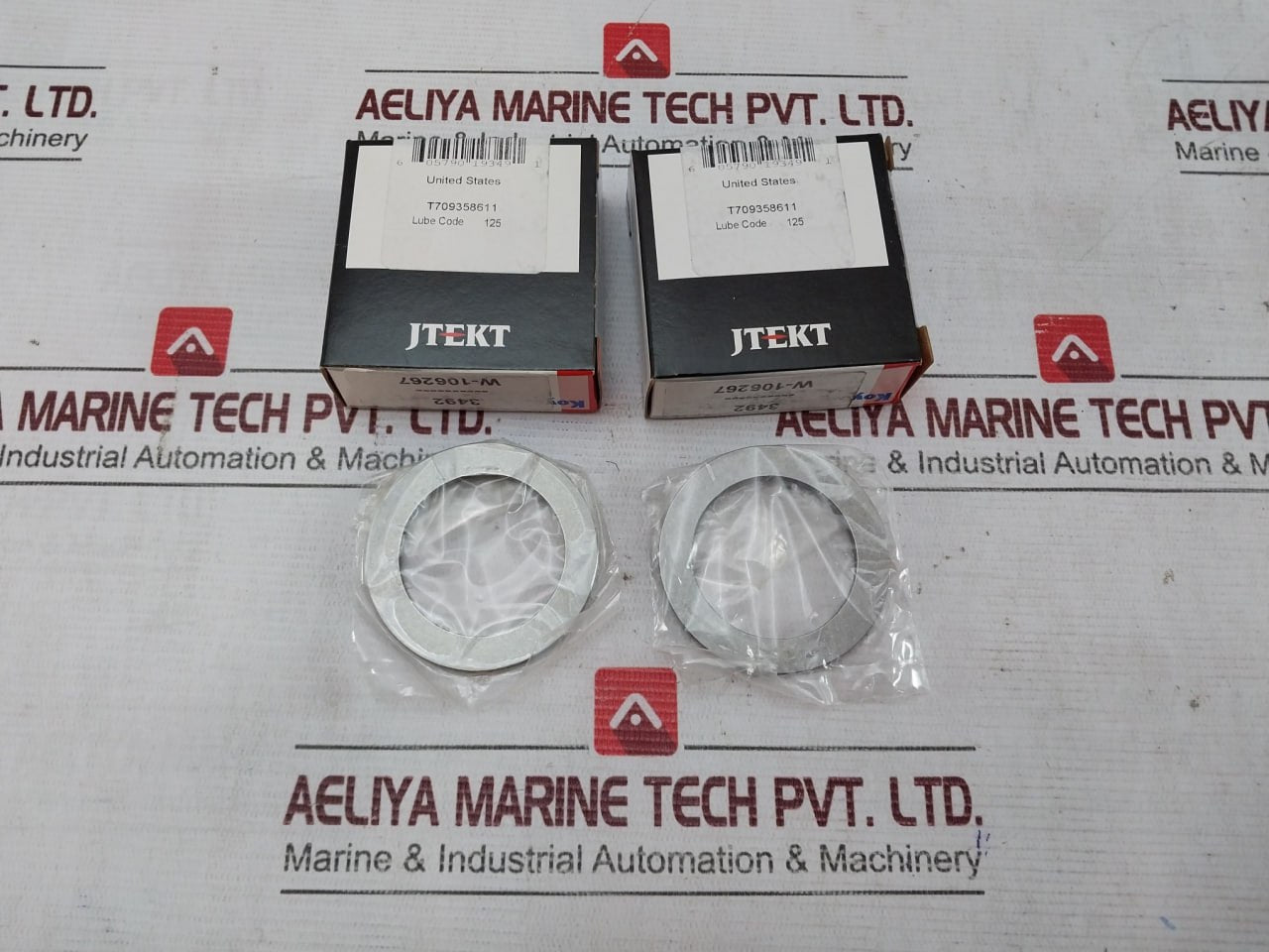 Lot of 4X KOYO TRD-2840 Roller Thrust Bearing Washer T709358611