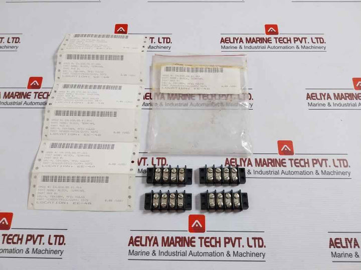 Lot Of 4X Kulka 601-4 Terminal Block/Barrier Strip
