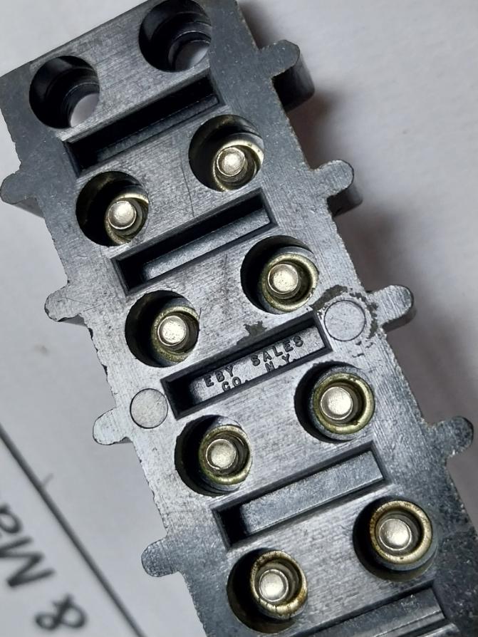 Lot Of 4X Kulka 601-4 Terminal Block/Barrier Strip