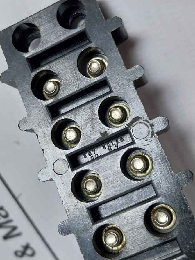 Lot Of 4X Kulka 601-4 Terminal Block/Barrier Strip
