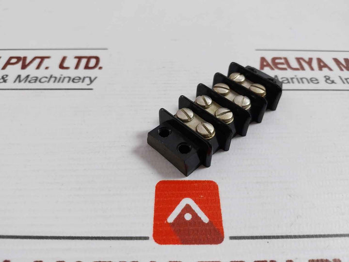 Lot Of 4X Kulka 601-4 Terminal Block/Barrier Strip