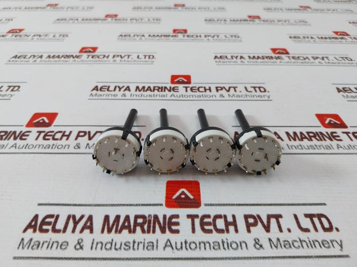Lot of 4X Lorlin CK1049 Rotary Switch 1 Pole 0.15A 250V, 12 Pos