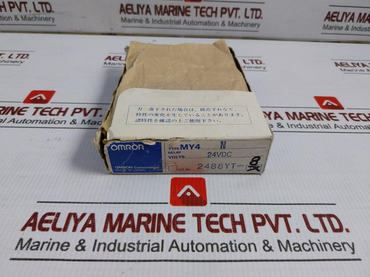Lot Of 4X My4N Power Relay 24Vdc Omron