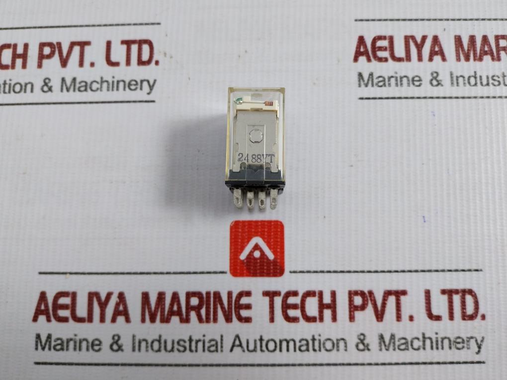 Lot Of 4X My4N Power Relay 24Vdc Omron