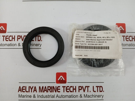 Lot Of 4X New Condition Spring Oil Seal 60 85 10