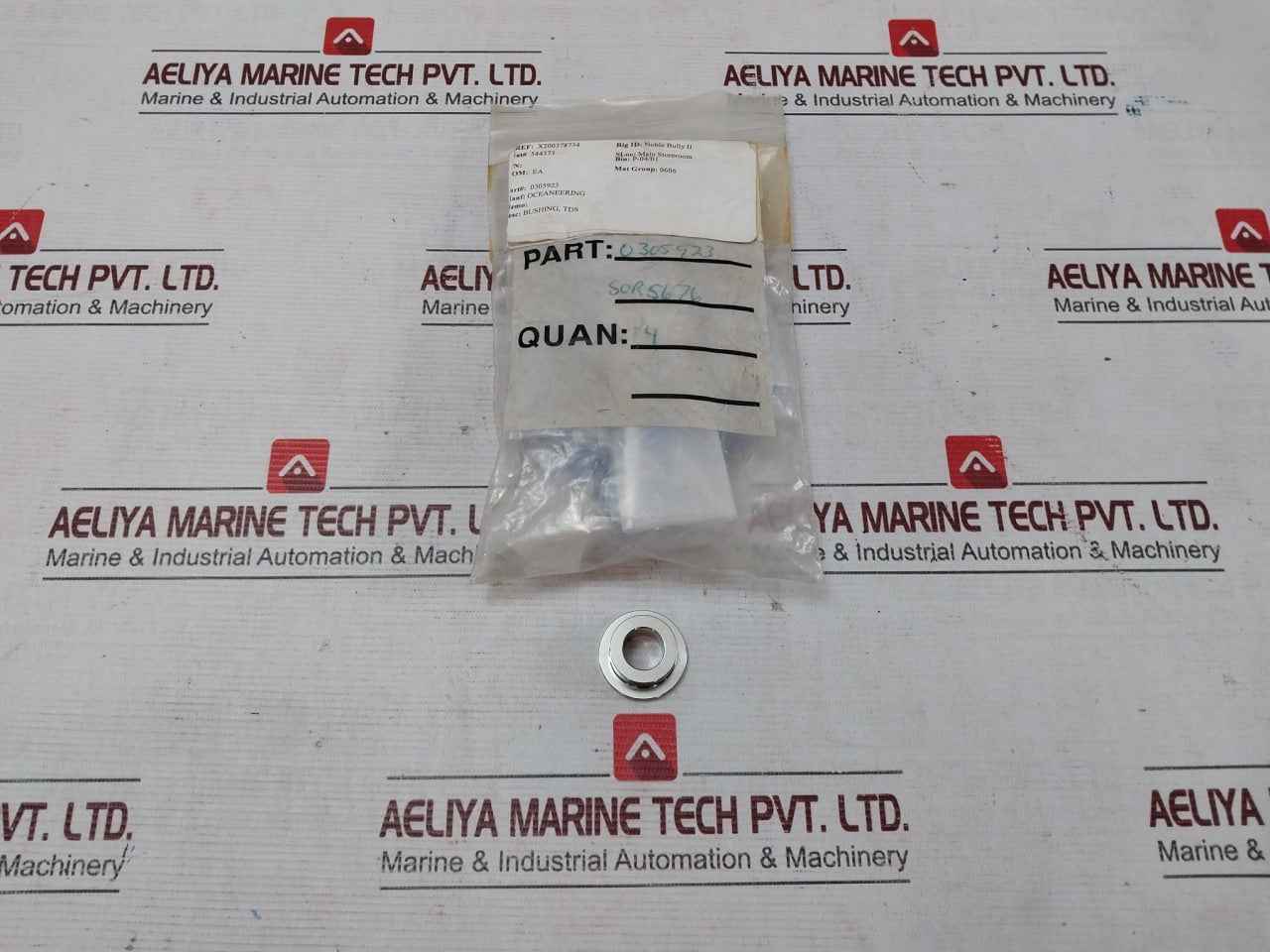 Lot Of 4X Oceaneering 0305923 Bushing, Tds