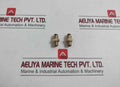 Lot Of 4X Offset Nipple Straight Bsp Male To Male Nickel Pipe Fitting