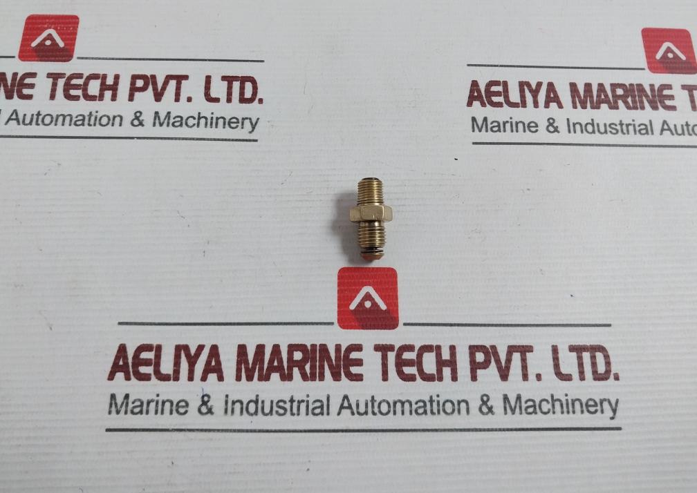 Lot Of 4X Offset Nipple Straight Bsp Male To Male Nickel Pipe Fitting