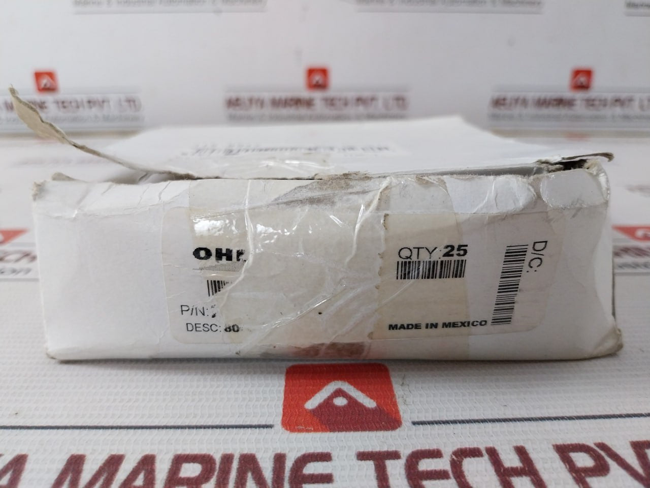 Lot Of 4X Ohmite 20J8K0E Wirewound Resistor 1239 Mx