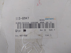 Lot of 4X Ohmite 20J8K0E Wirewound Resistors 1239 MX