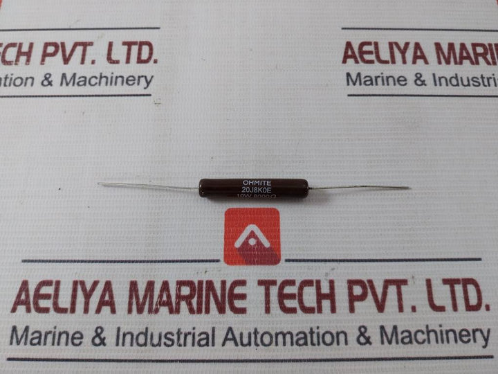 Lot of 4X Ohmite 20J8K0E Wirewound Resistors 1239 MX
