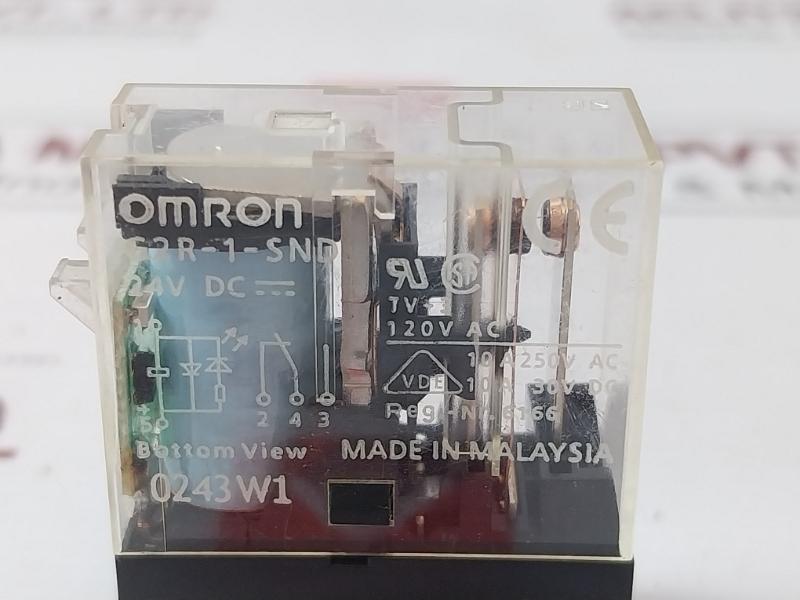 Lot Of 4X Omron G2R-1-snd Relay 5-pin Plug-in 24V Dc