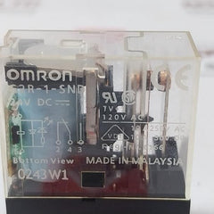 Lot of 4X OMRON G2R-1-SND Relay 5-Pin Plug-in 24V DC