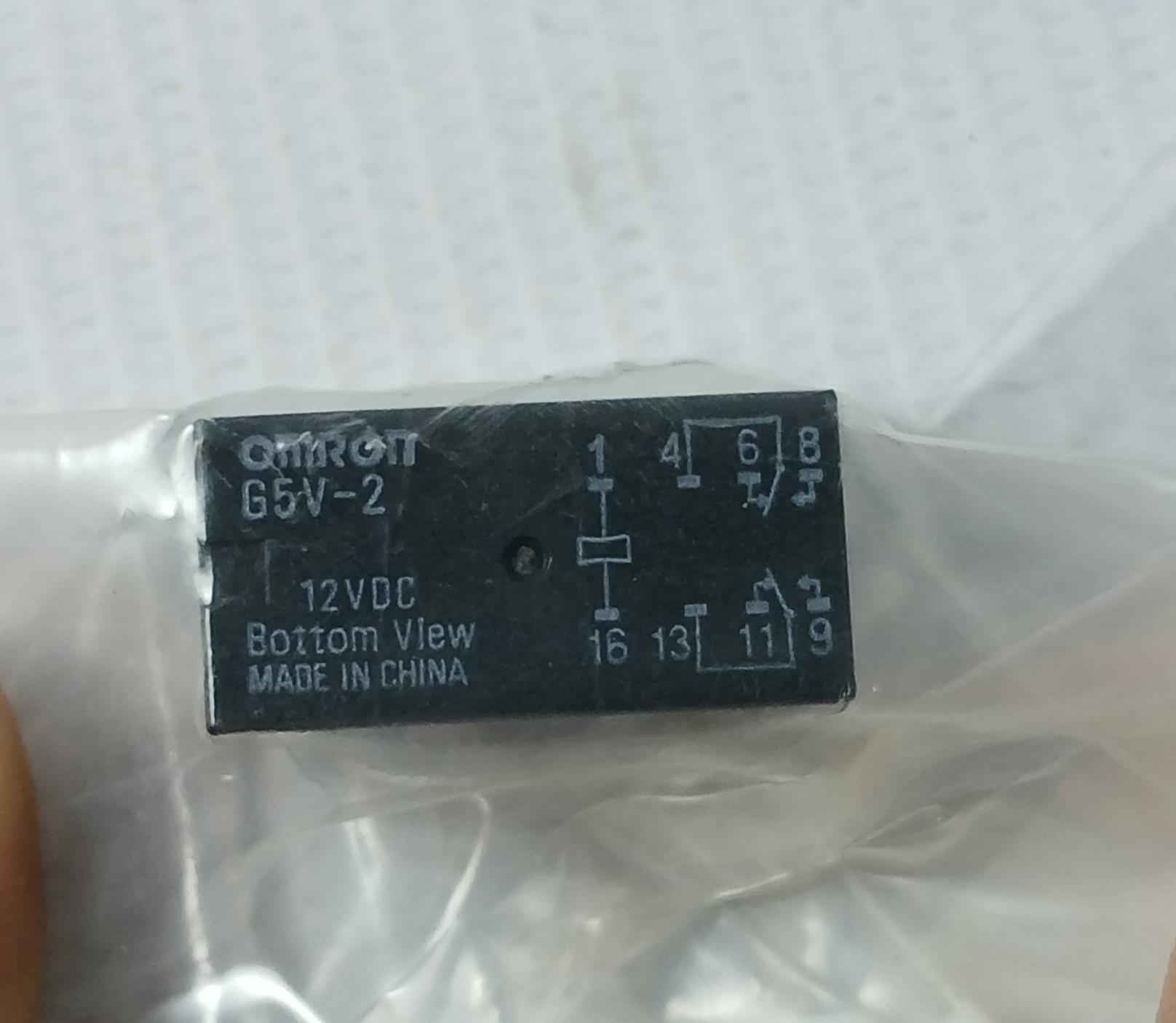 Lot Of 4X Omron G5V-2 Pcb Miniature Relay 0.6A 2A 30Vdc