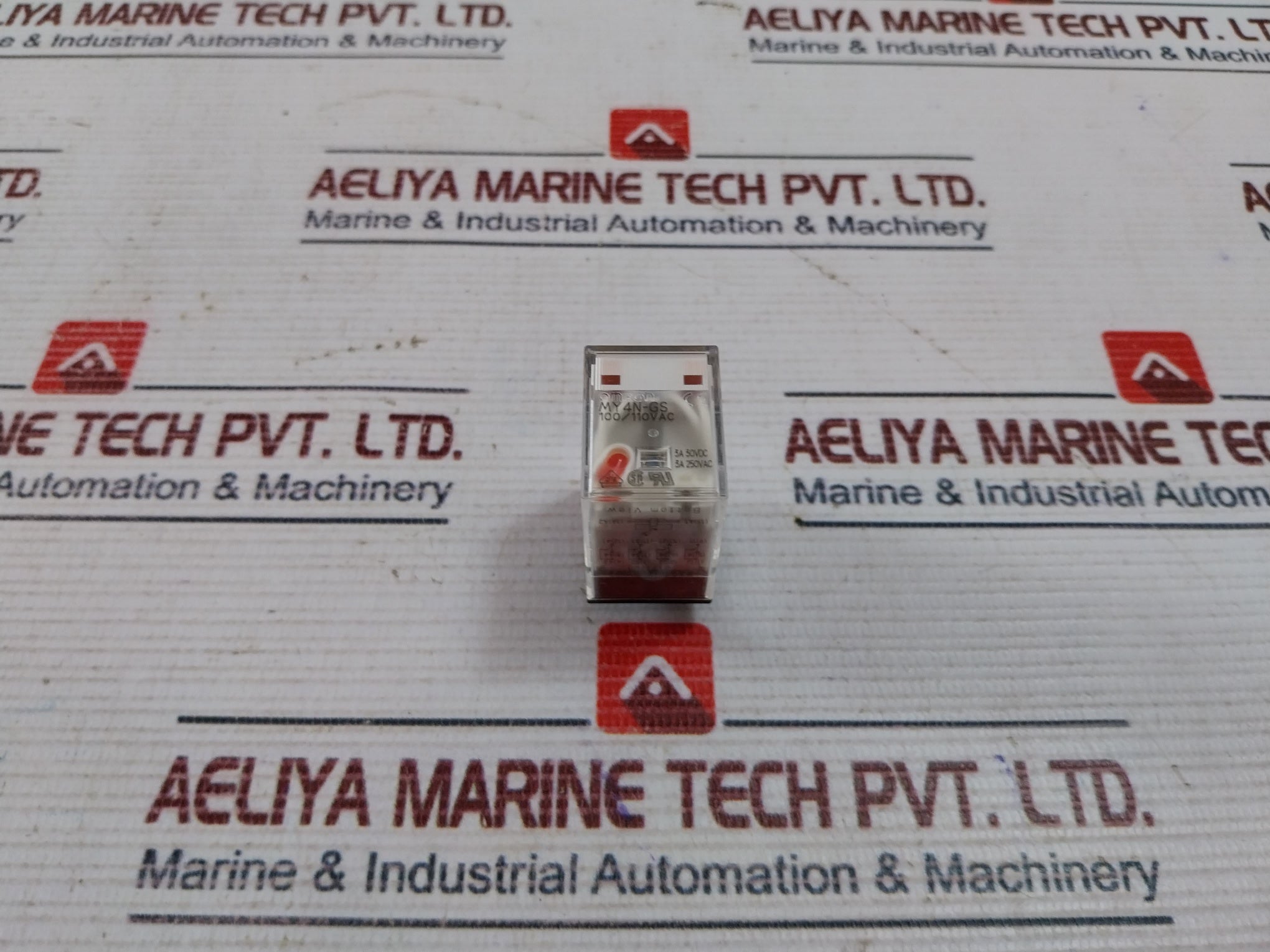 Lot of 4X Omron MY4N-GS Power Relay 3A 250VAC