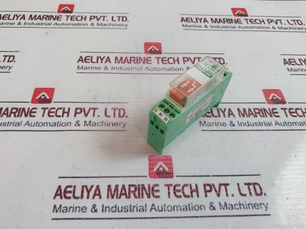 Lot of 4X Phoenix Contact EMG 17-REL/KSR-24/21 Relay Module 24 VAC/DC INPUT
