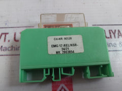 Lot of 4X Phoenix Contact EMG 17-REL/KSR-24/21 Relay Module 24 VAC/DC INPUT