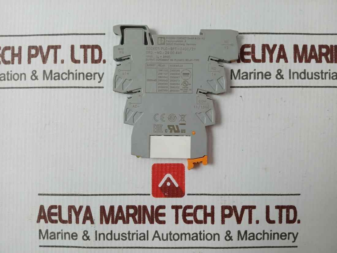 Lot Of 4X Phoenix Contact Plc-bpt-24Dc/21 Relay Base 24Vdc 6A 250V