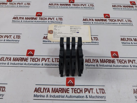 Lot of 4X PHOENIX CONTACT UK 5-HESI Fuse Modular Terminal Block 800V 4MM2