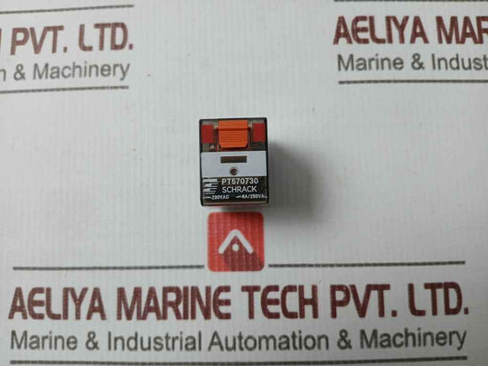 Lot Of 4X Schrack Pt570730 Miniature Relay 6A/250Vac