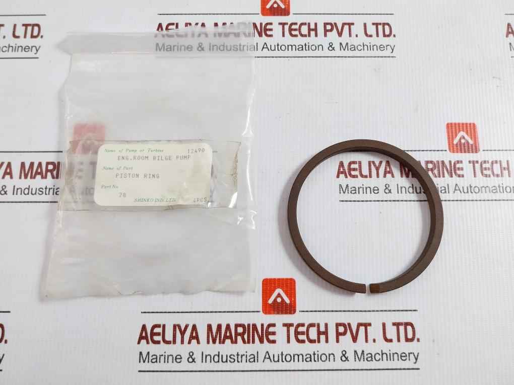 Lot Of 4X Shinko 12490 Piston Ring 78
