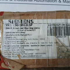 Lot of 4X Siemens 8GB9912LSP 2 Way Insulated Shorting Link