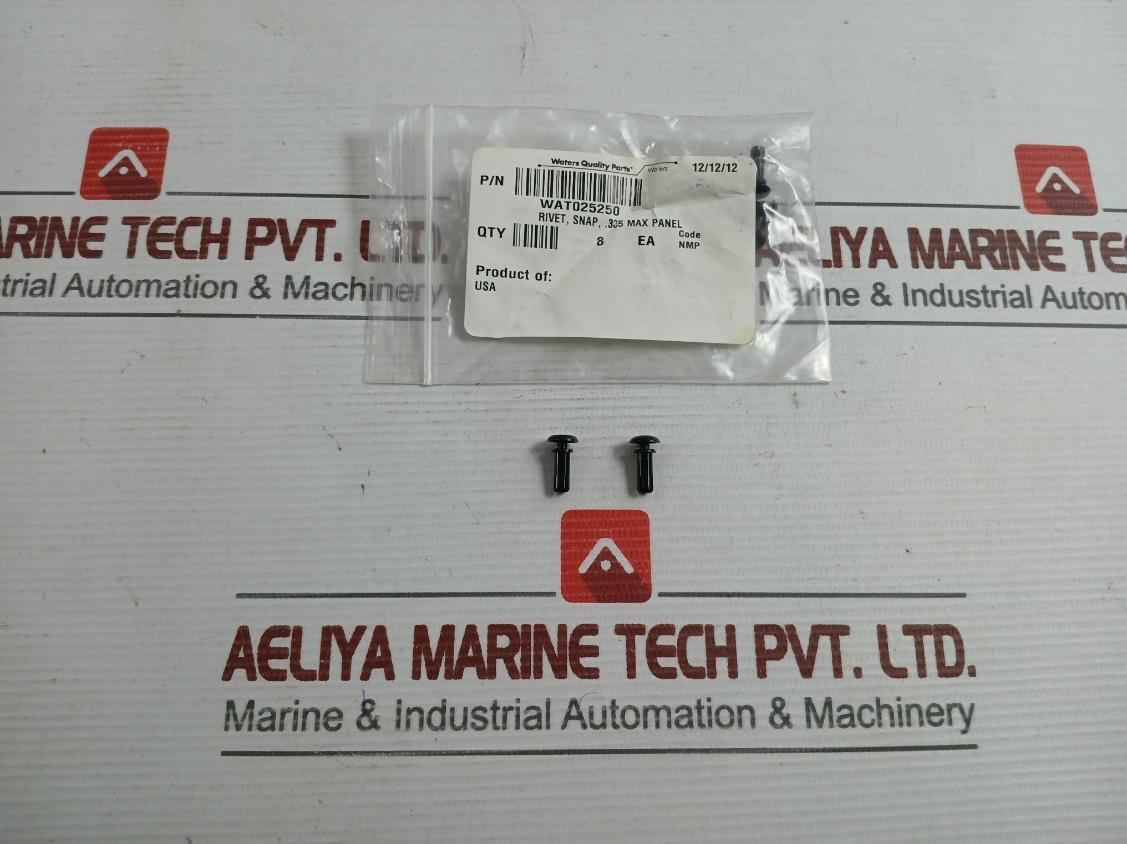 Lot Of 4X Snap Rivet .305 Max Wat025250 Waters