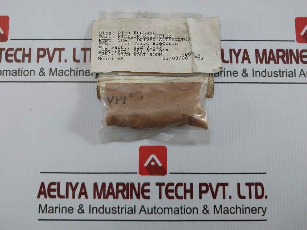 Lot Of 4X Taiyo Electric Silicon Rectifier Sie 01-12
