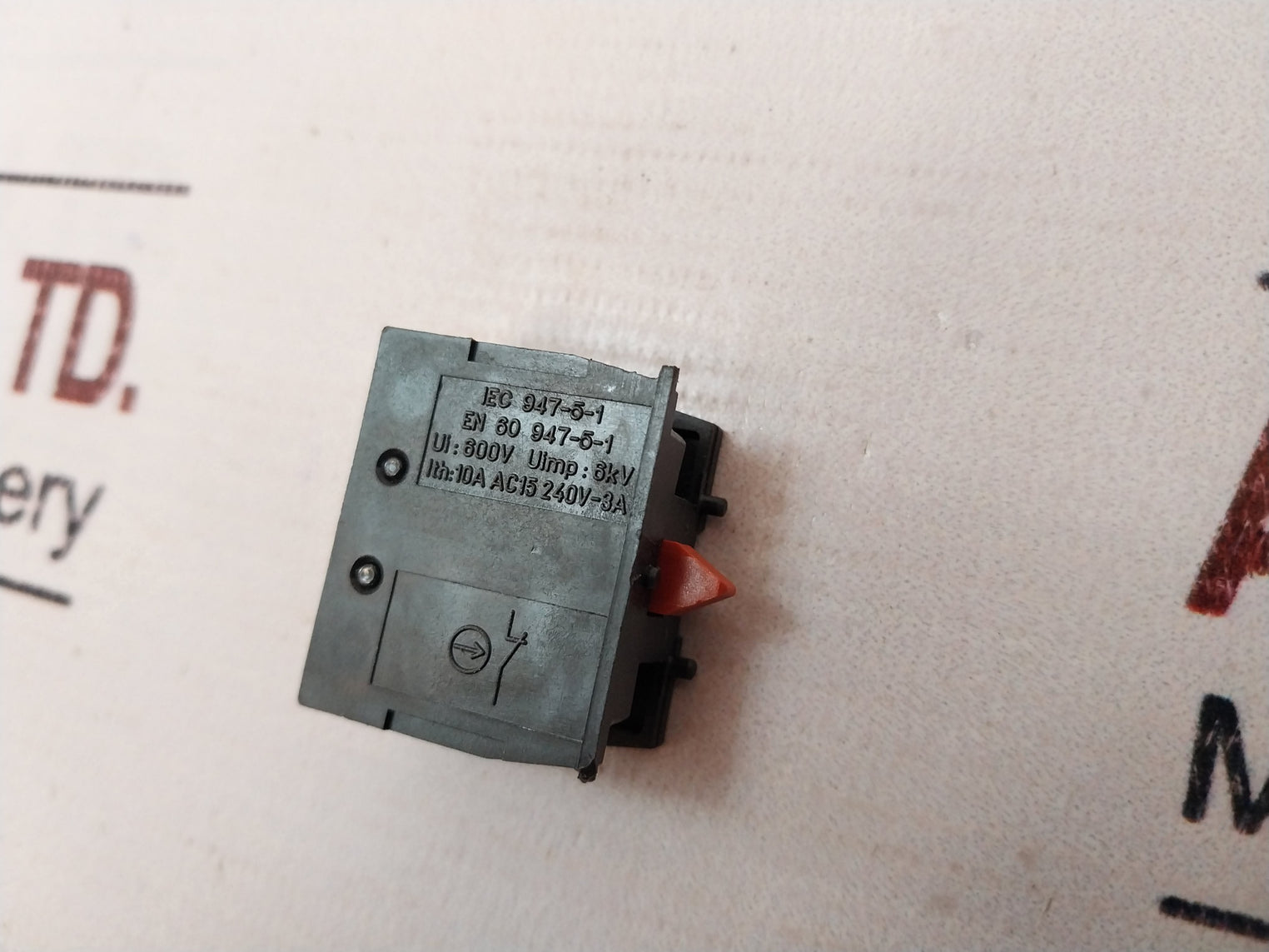 Lot Of 4X Telemecanique Zb2-be102 Contact Block 600V 6Kv 10A