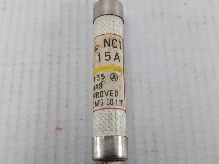 Lot Of 4X Utsunomiya Electric Nc1 Cello-lite Fuse 15A Ac 500V Rc 20Ka