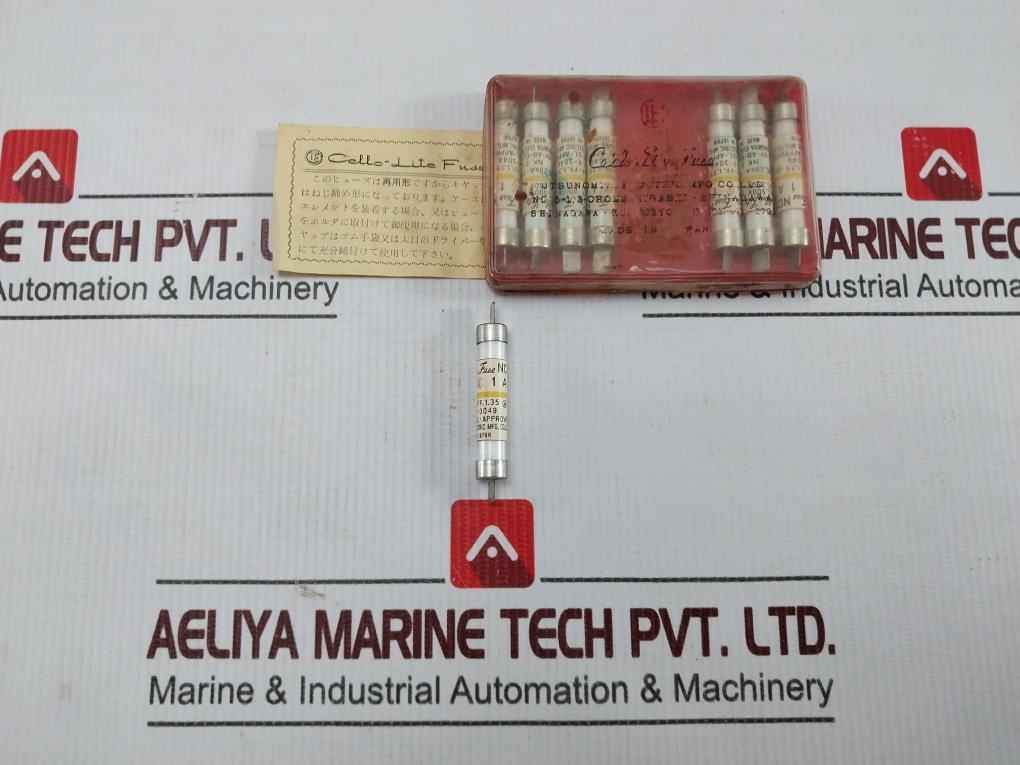 Lot Of 4x Utsunomiya Electric Nc1 Cello-lite Fuse Ac 500v Dc 250v 1a Nk E-3049