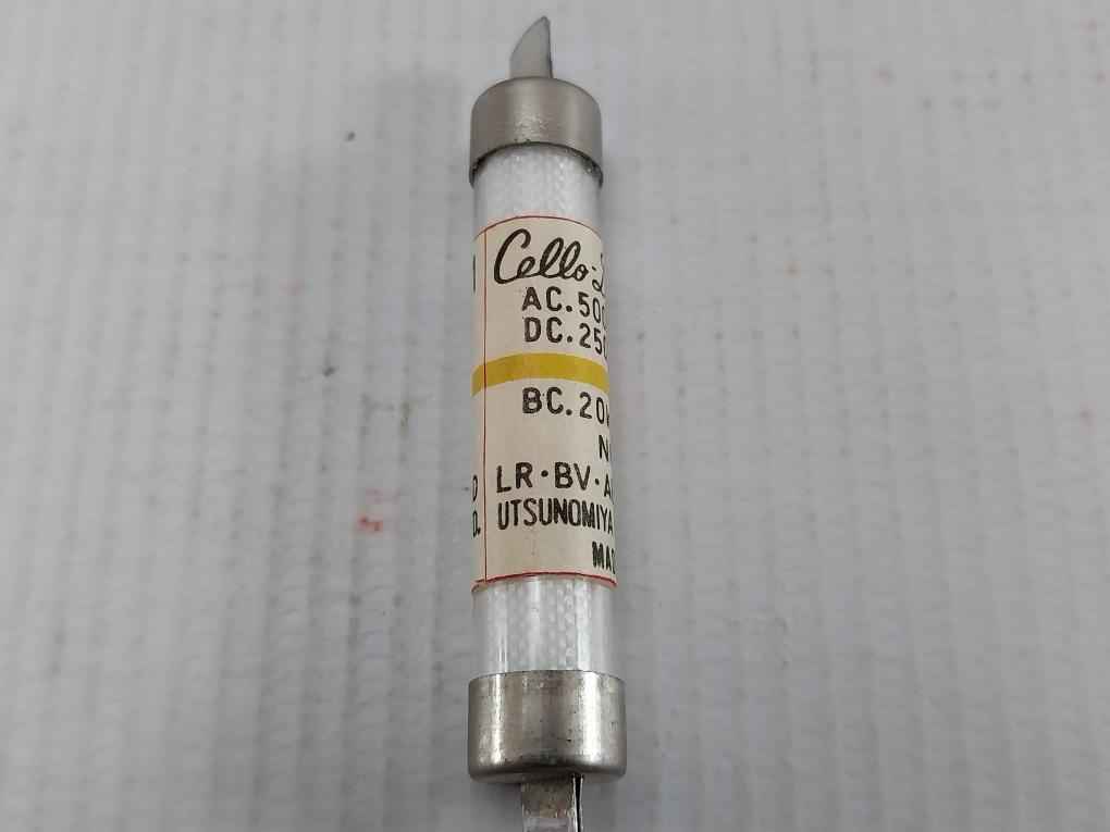 Lot Of 4x Utsunomiya Electric Nc1 Cello-lite Fuse Ac 500v Dc 250v 1a Nk E-3049