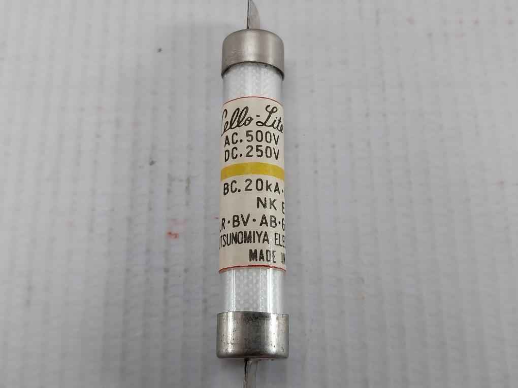 Lot Of 4x Utsunomiya Electric Nc1 Cello-lite Fuse Ac 500v Dc 250v 1a Nk E-3049