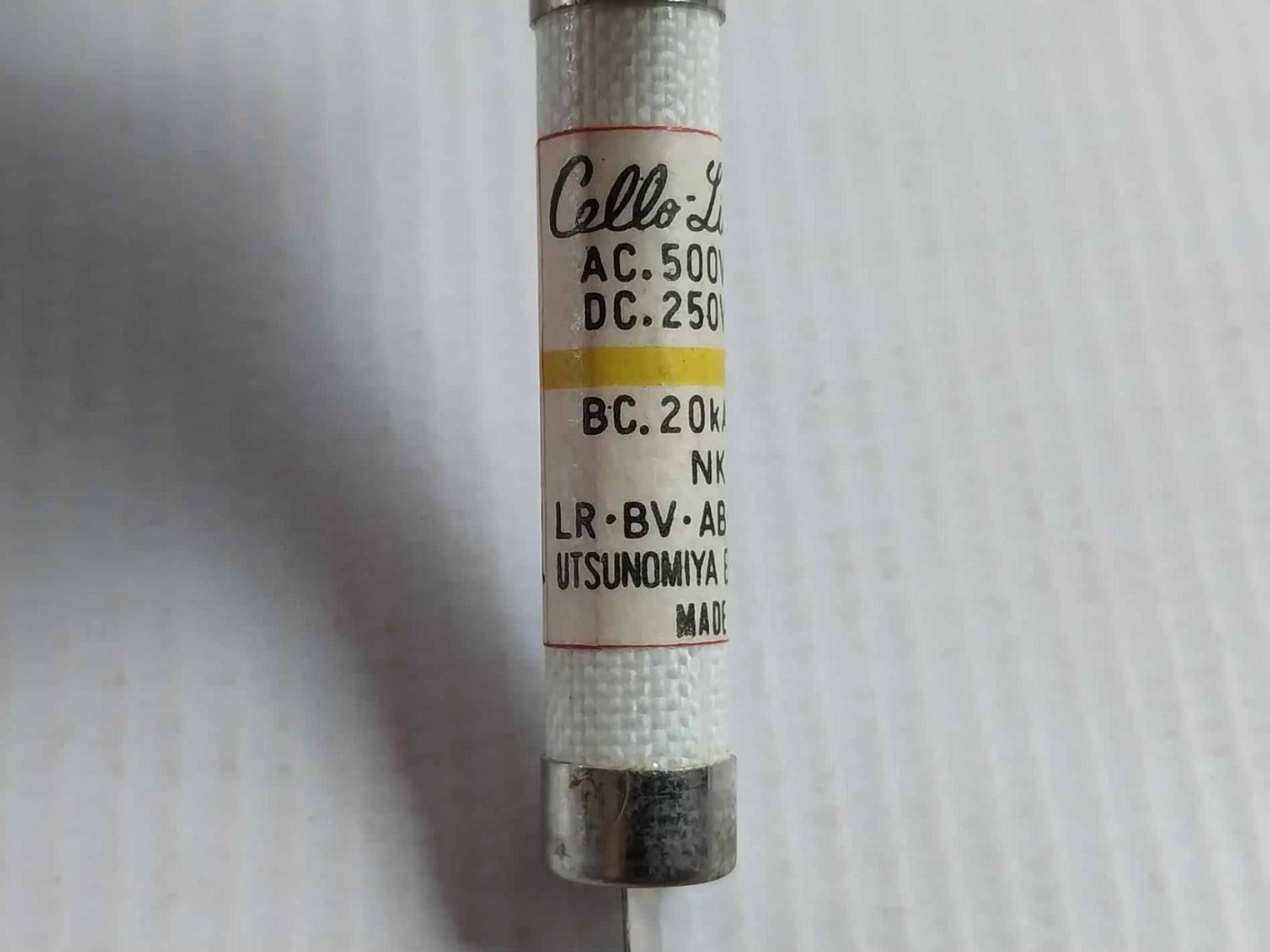 Lot Of 4X Utsunomiya Electric Nc1 Cello-lite Fuse Ac 500V Dc 250V 30 A