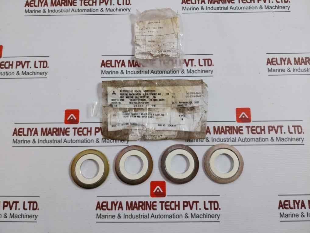 Lot Of 4X Valqua Vn C-20K-15 Ctf Flange Gasket 28X41X57