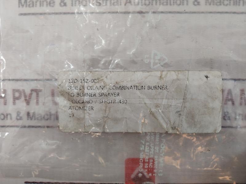 Lot Of 4X Volcano 80987480 Boiler Oil/Lng Combination Burner 12D-15Z-002