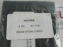 Lot Of 4X WATERS 5711130 Degassed Viton O-Ring BS039